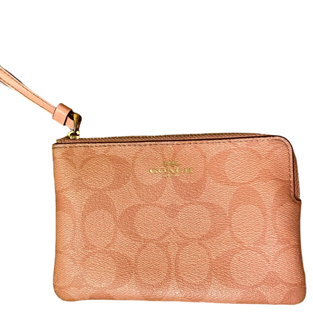 Coach Blush Pink Wristlet